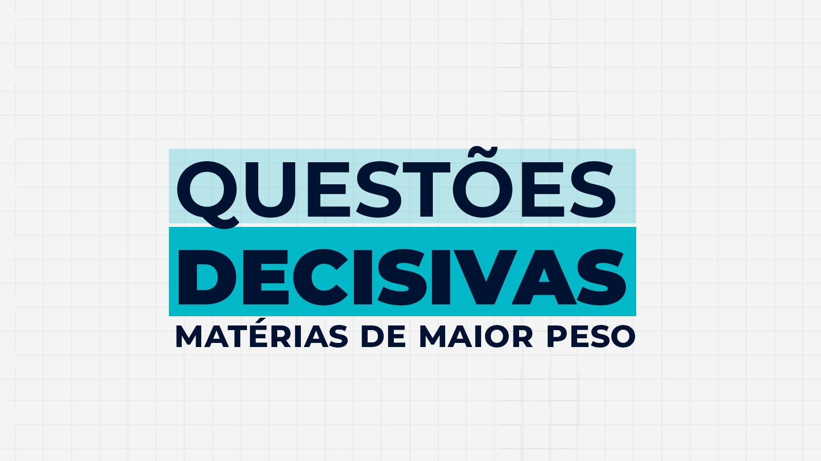OAB AO PONTO - Questões Decisivas